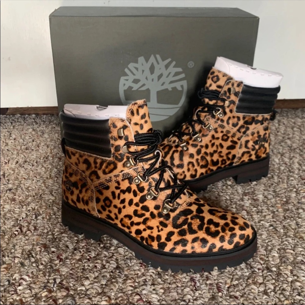 Timberland Leopard Print Boots
